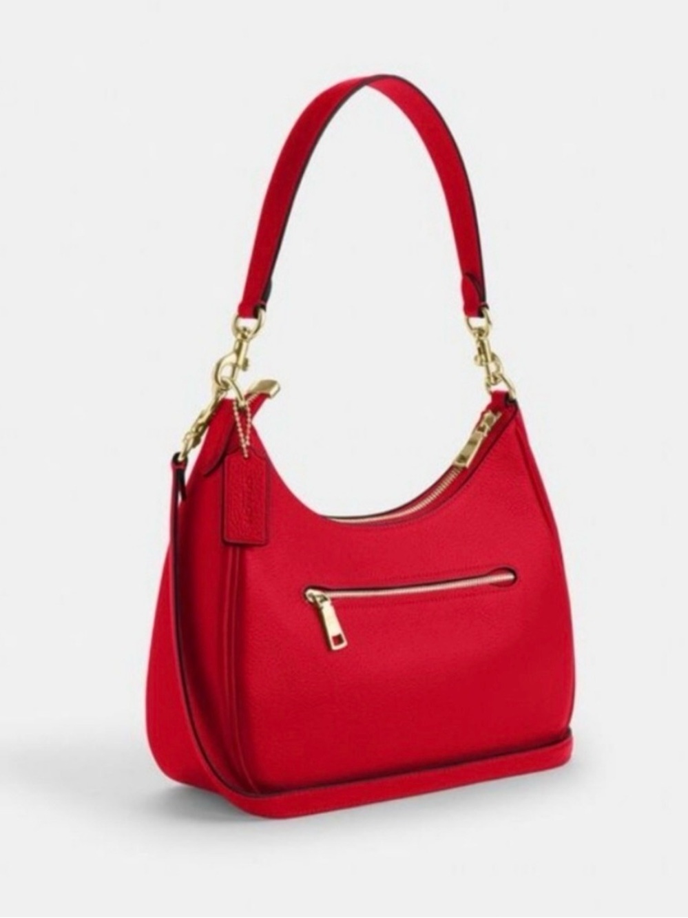 ❤️ New Coach Authentic Teri Hobo in Gold/Bold Red (Exclusive) - Picture 2 of 7